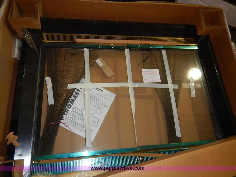 image for item AV9604 (2) Stratford glass fire screens