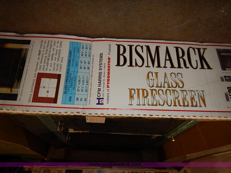 image for item AV9604 (2) Stratford glass fire screens