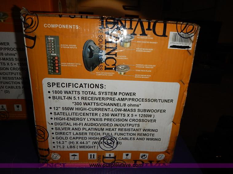 image for item AV9621 DiVinci Platinum Edition DV-607 sound system