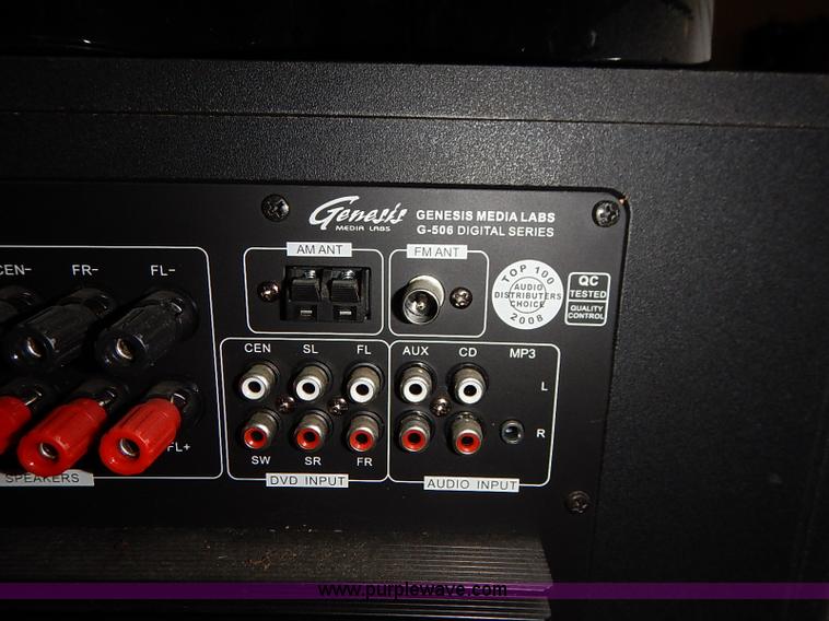 Genesis home theater system in Manhattan, KS Item AV9632 sold Purple Wave