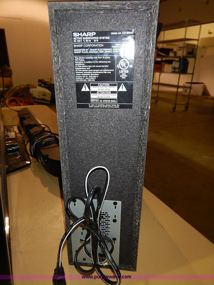 image for item AV9639 Sharp 70" liquid crystal television