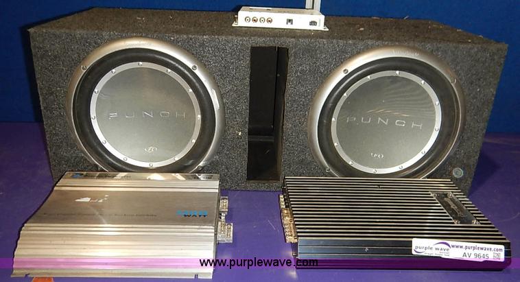 image for item AV9645 Assorted car audio equipment