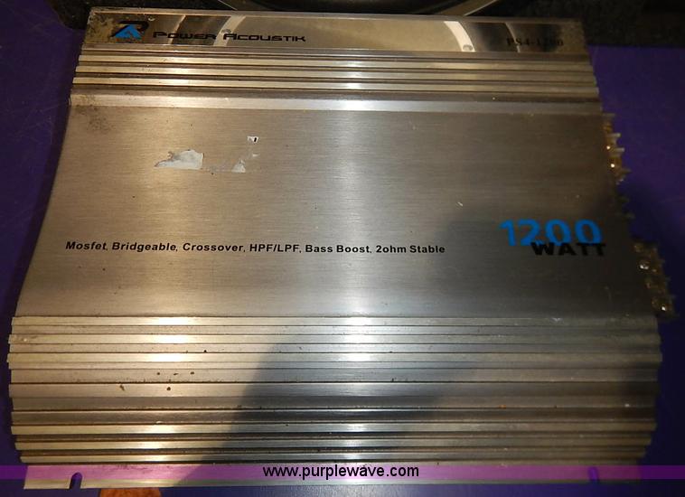 image for item AV9645 Assorted car audio equipment