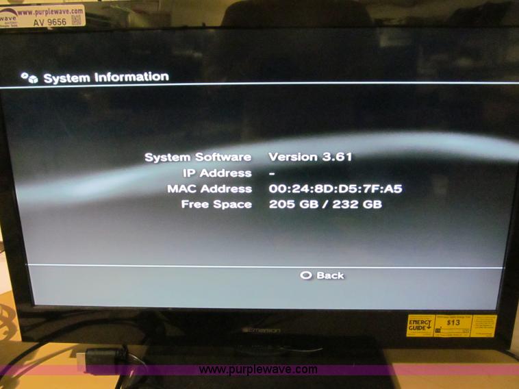 image for item AV9664 PS3 slim game system