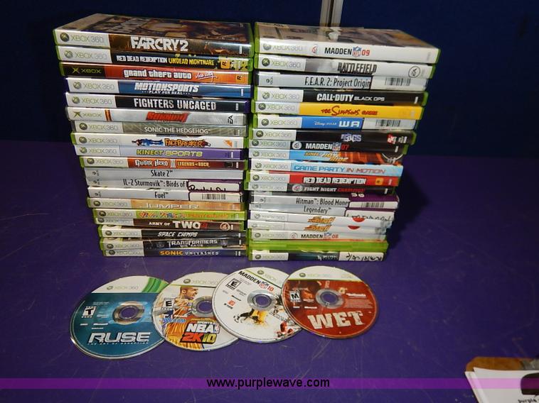 image for item AV9668 (42) assorted Xbox 360 games