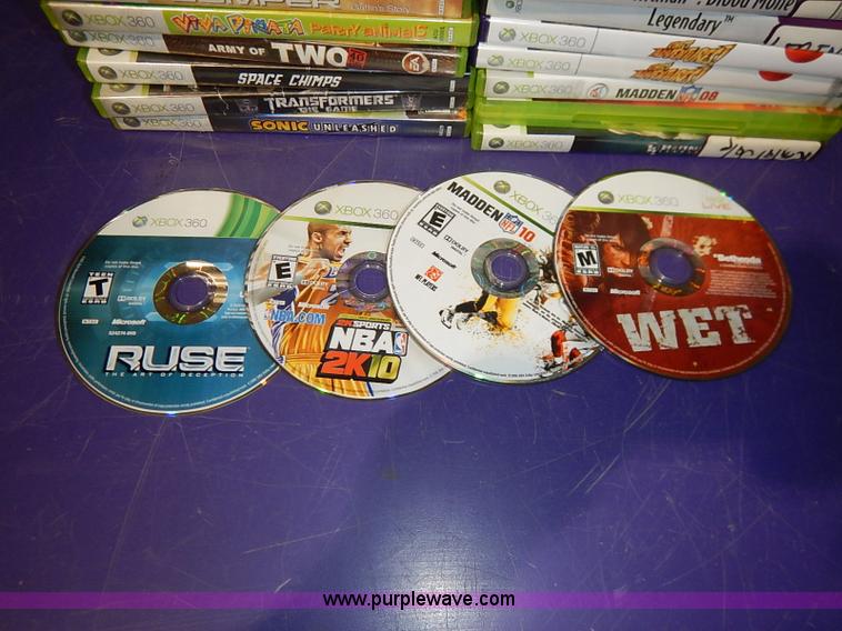 image for item AV9668 (42) assorted Xbox 360 games