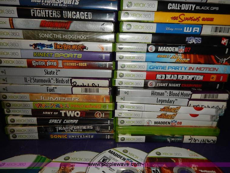 image for item AV9668 (42) assorted Xbox 360 games
