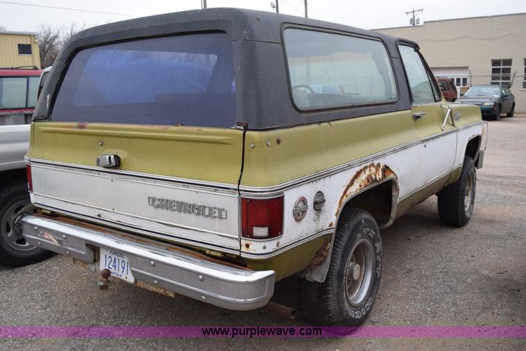 image for item I8577 1974 Chevrolet Blazer SUV
