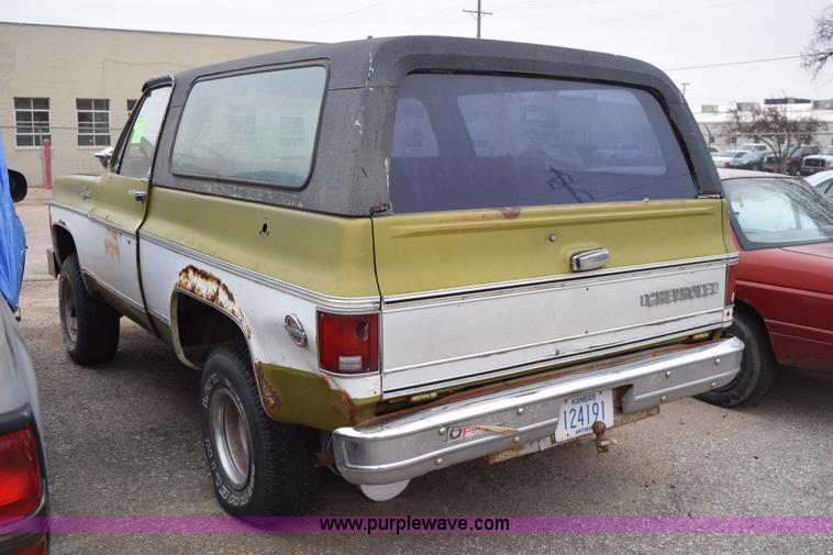 image for item I8577 1974 Chevrolet Blazer SUV