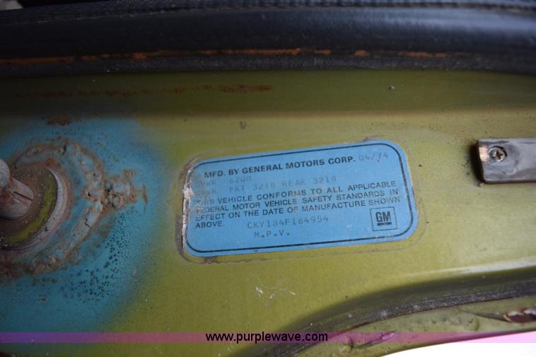 image for item I8577 1974 Chevrolet Blazer SUV