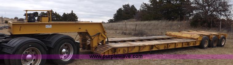 image for item K3111 1980 Performance 50 ton lowboy detachable triple axle trailer