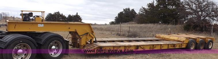 image for item K3111 1980 Performance 50 ton lowboy detachable triple axle trailer
