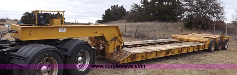 image for item K3111 1980 Performance 50 ton lowboy detachable triple axle trailer