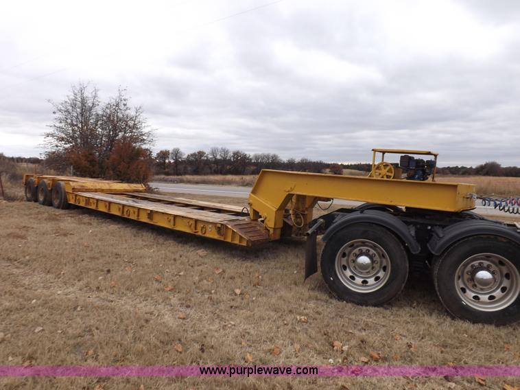 image for item K3111 1980 Performance 50 ton lowboy detachable triple axle trailer