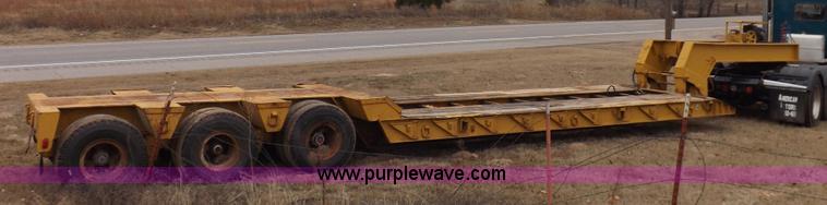 image for item K3111 1980 Performance 50 ton lowboy detachable triple axle trailer