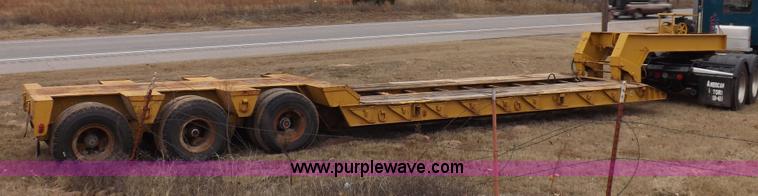 image for item K3111 1980 Performance 50 ton lowboy detachable triple axle trailer