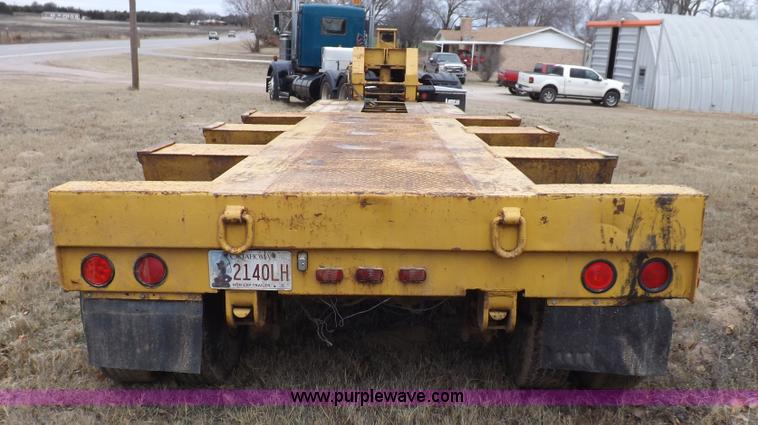 image for item K3111 1980 Performance 50 ton lowboy detachable triple axle trailer