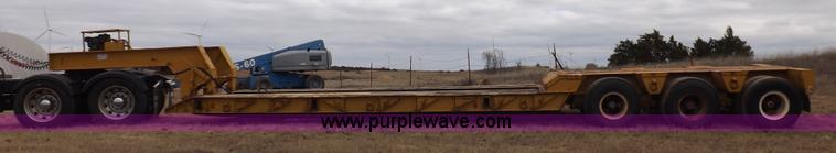 image for item K3111 1980 Performance 50 ton lowboy detachable triple axle trailer