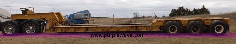 image for item K3111 1980 Performance 50 ton lowboy detachable triple axle trailer