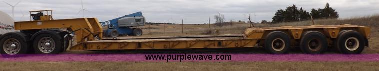 image for item K3111 1980 Performance 50 ton lowboy detachable triple axle trailer