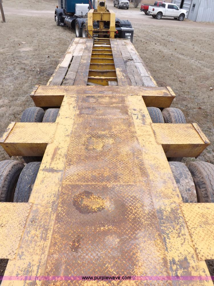 image for item K3111 1980 Performance 50 ton lowboy detachable triple axle trailer