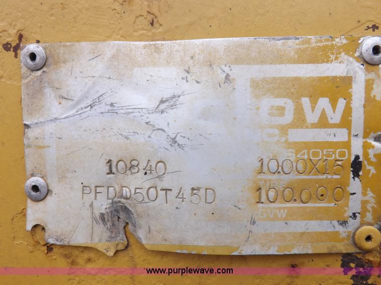 image for item K3111 1980 Performance 50 ton lowboy detachable triple axle trailer