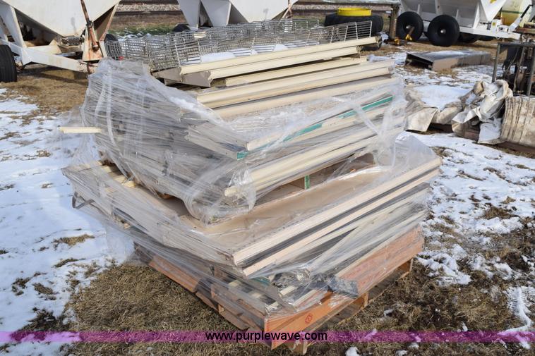 image for item BB9741 Assorted metal shelves