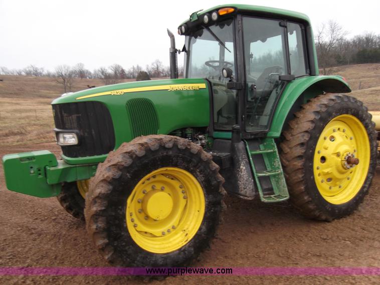 image for item D1338 2007 John Deere 7420 MFWD tractor