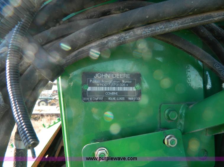 image for item D6110 2009 John Deere 9770 STS combine
