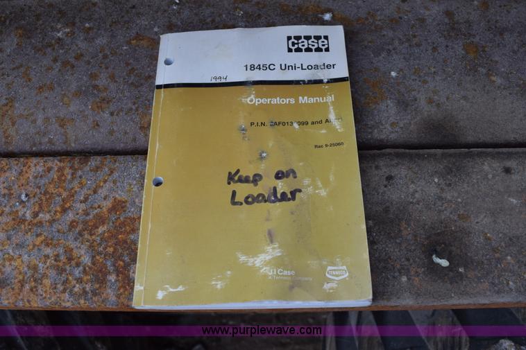 image for item E6017 1993 Case 1845C skid steer