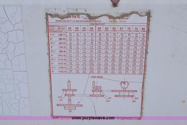 image for item E6028 Wilmar fertilizer spreader buggy