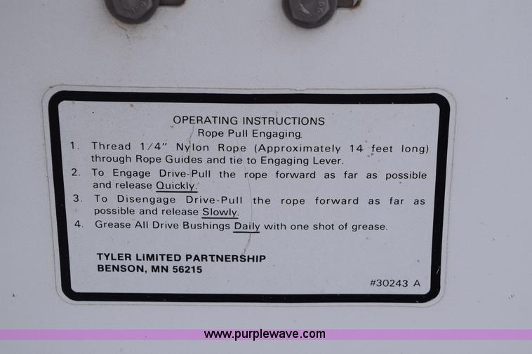 image for item E6031 Tyler six ton fertilizer spreader buggy