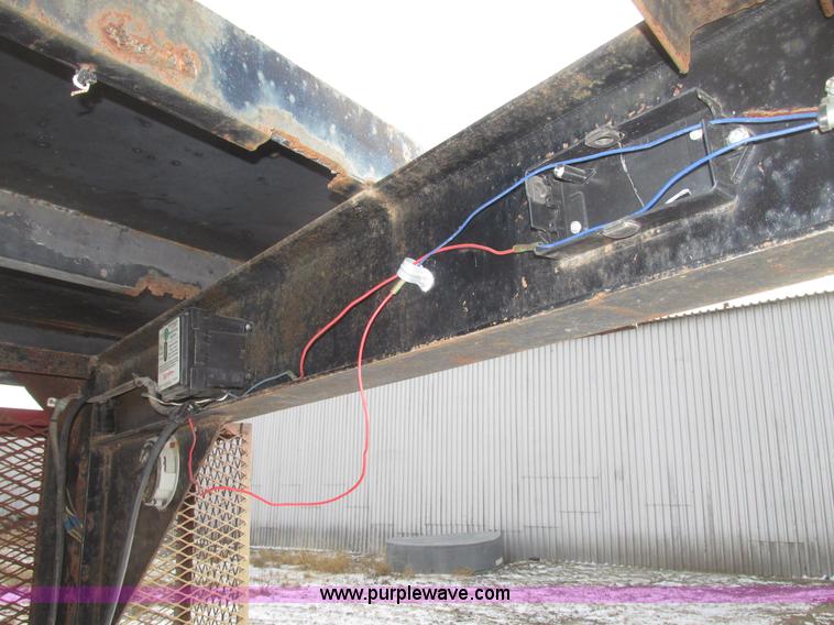 image for item G9851 2002 shop built 30' gooseneck trailer