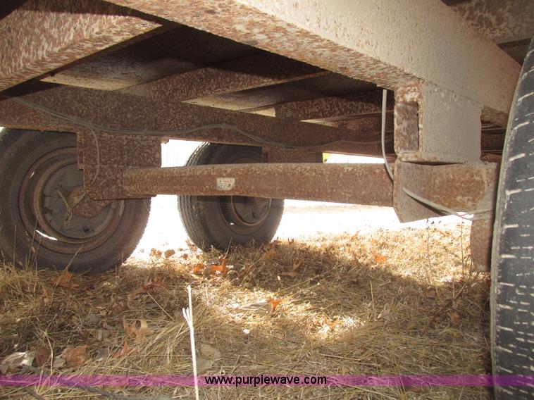 image for item G9851 2002 shop built 30' gooseneck trailer