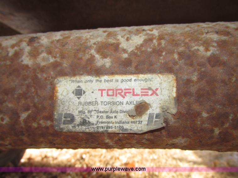 image for item G9851 2002 shop built 30' gooseneck trailer