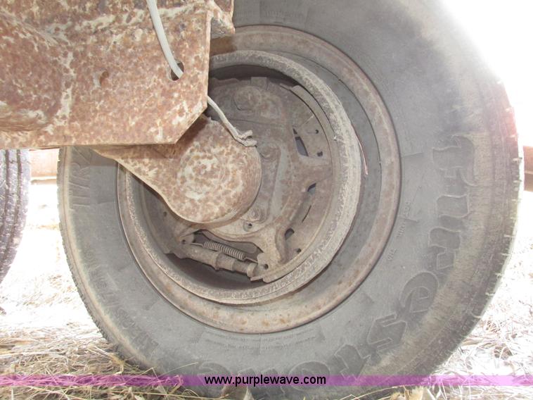 image for item G9851 2002 shop built 30' gooseneck trailer