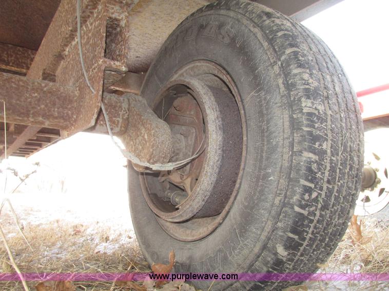 image for item G9851 2002 shop built 30' gooseneck trailer