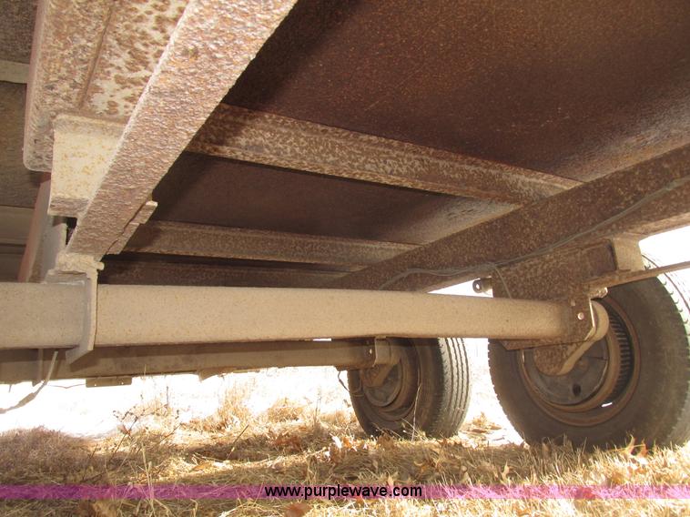 image for item G9851 2002 shop built 30' gooseneck trailer