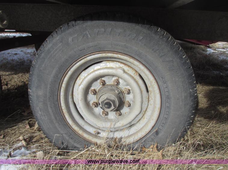 image for item G9851 2002 shop built 30' gooseneck trailer