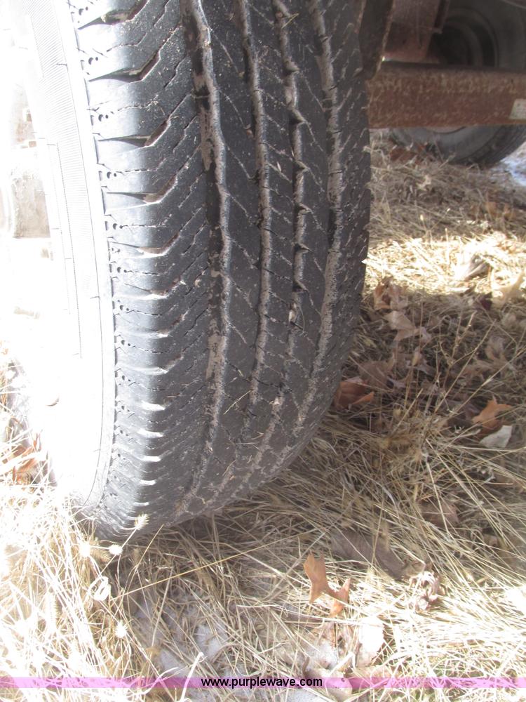 image for item G9851 2002 shop built 30' gooseneck trailer