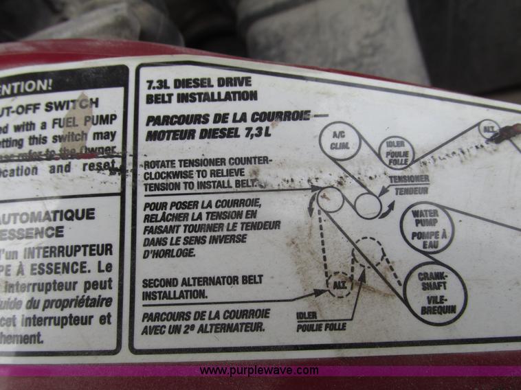 image for item G9887 2001 Ford F350 Super Duty XLT Crew Cab pickup truck