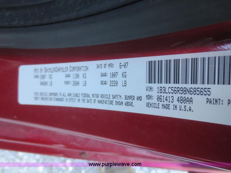 image for item I2123 2008 Dodge Avenger SXT