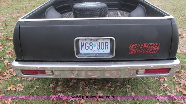 image for item I3134 1979 Chevrolet El Camino SS