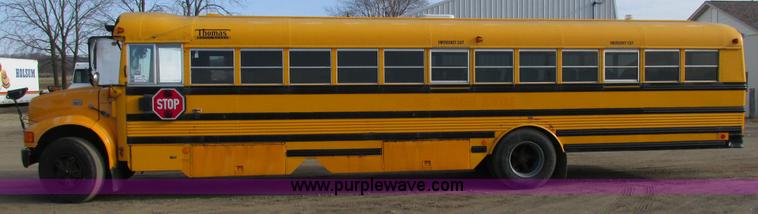 image for item I3812 1999 International 3800 Thomas Built bus