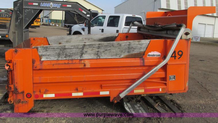 image for item I3816 Henderson dump bed