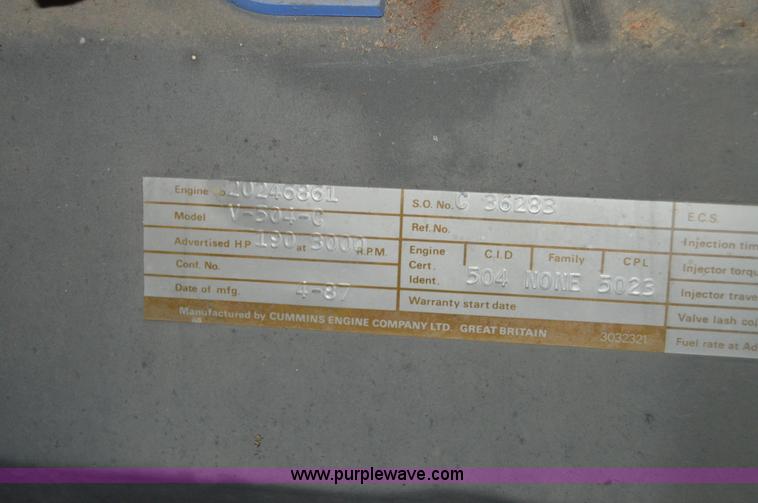 image for item I6912 Cummins stationary engine