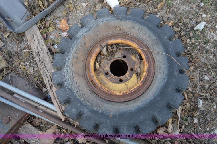 image for item Z9270 (4) solid rubber tires and wheels