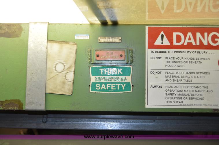 image for item Z9275 Niagara HL-10 10' metal shear