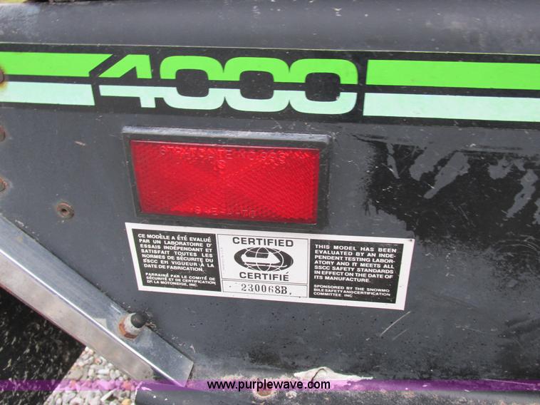 image for item Z9628 Artic Cat 4000 snowmobile