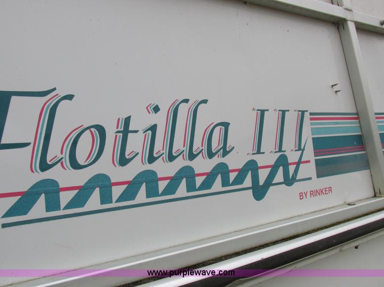 image for item Z9632 1992 Rinker Flotilla III pontoon boat